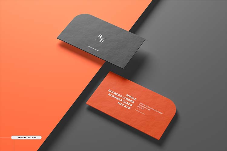 Mockup card visit, danh thiếp, thẻ nhân viên PSD