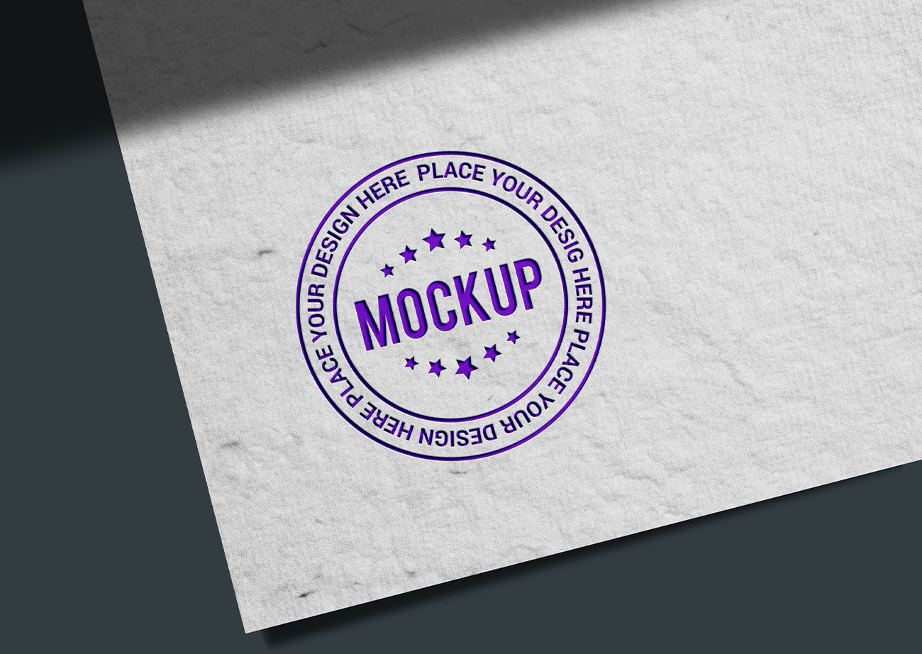 Mockup con dấu file PSD số 4