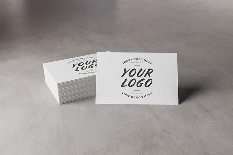 Mockup card visit, danh thiếp, thẻ nhân viên PSD 29