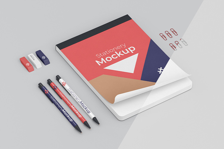 Mockup bút viết PSD