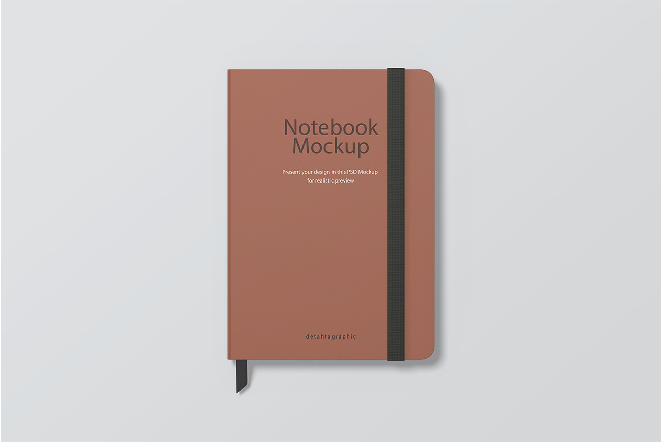 Mockup sổ tay, sổ nhật ký PSD