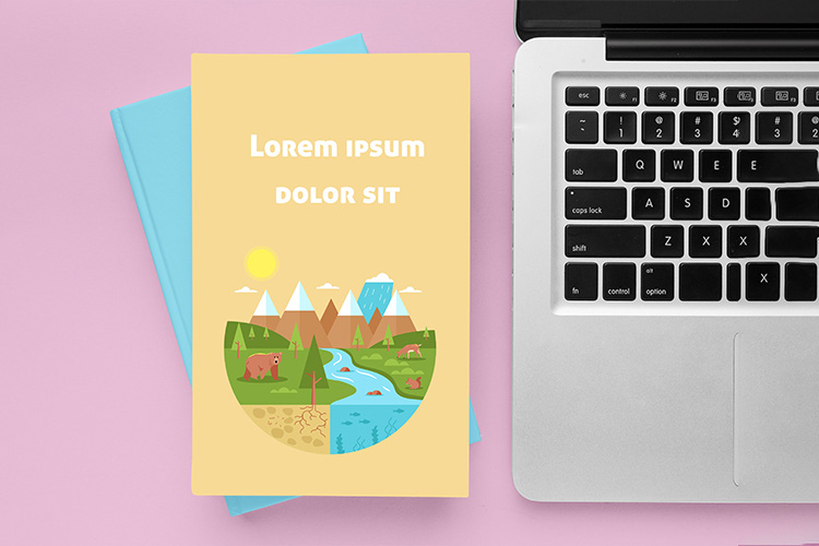 Mockup sổ tay, sổ nhật ký PSD