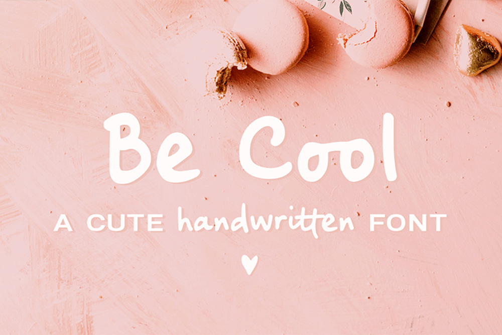 Font chữ vui vẻ, dễ thương, hoạt hình cho lĩnh vực trẻ em, đồ ăn, fodd, cute  SVN Be Cool Việt Hoá