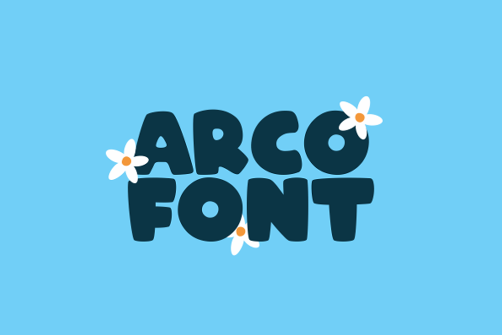 Font chữ vui vẻ, dễ thương, hoạt hình cho lĩnh vực trẻ em, đồ ăn, fodd, cute  SVN-ARCO