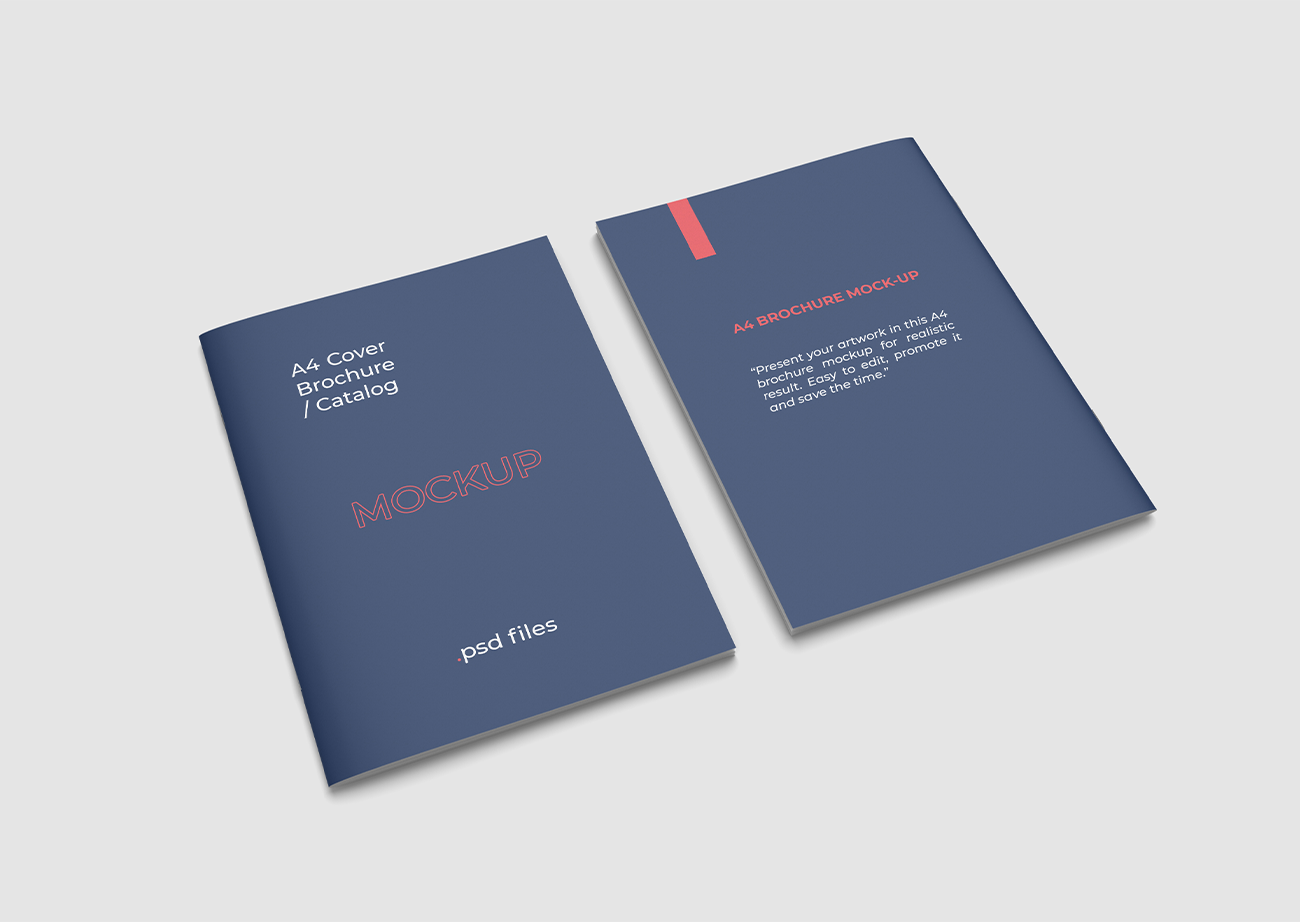 Mockup kẹp tài liệu giấy tờ mẫu số 47 PSD