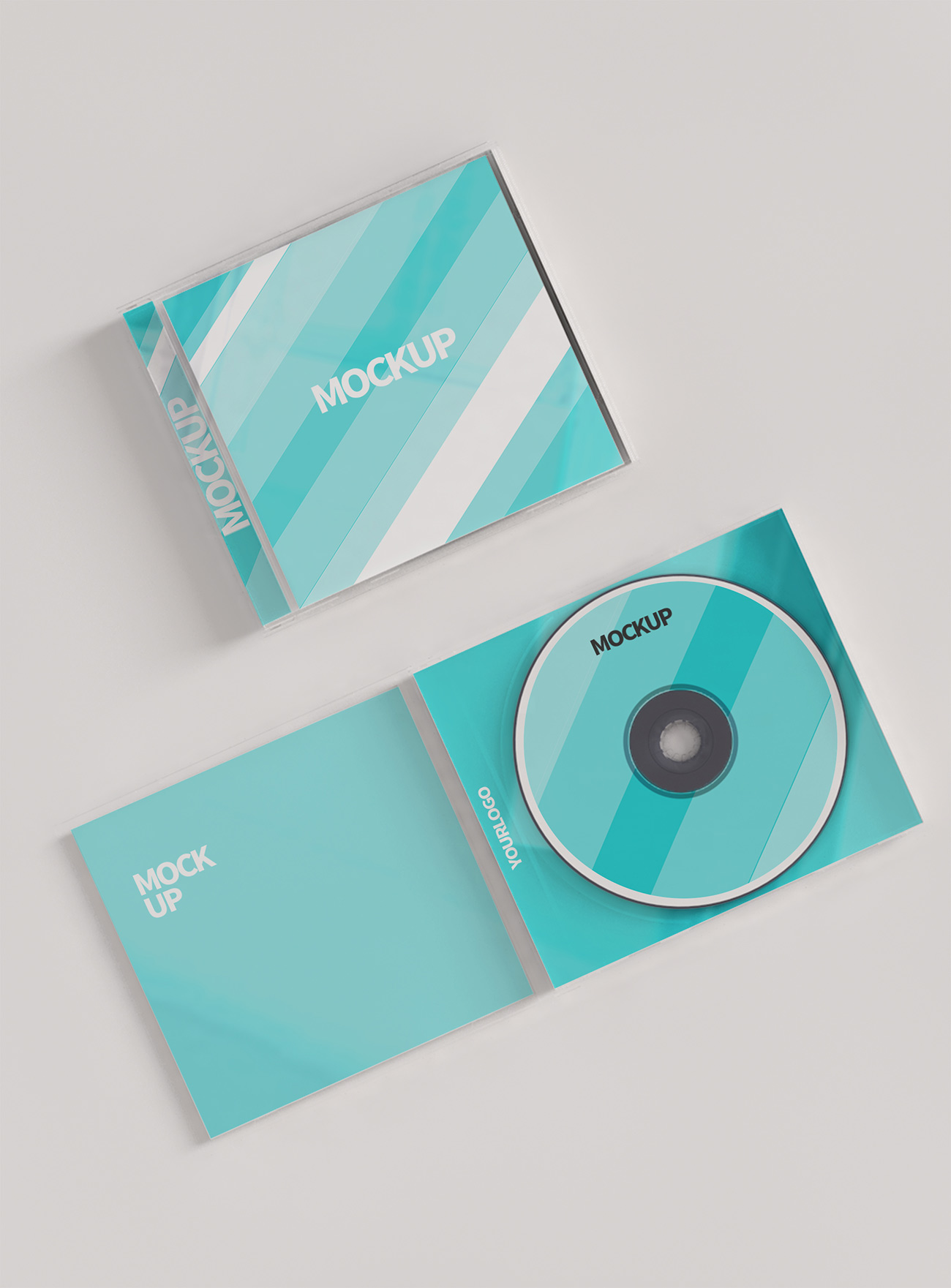 Mockup băng đĩa CD file PSD số 34