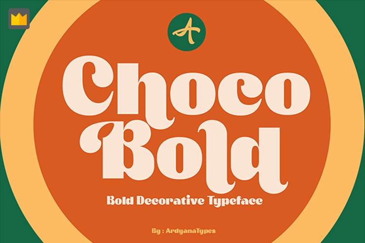 TH Choco Bold Font chữ vui vẻ, dễ thương, hoạt hình cho lĩnh vực trẻ em, đồ ăn, fodd, cute