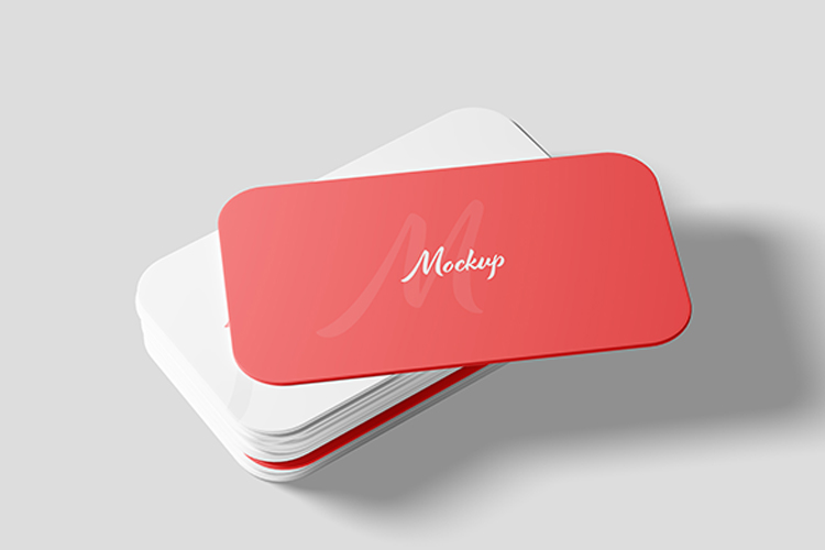 Mockup card visit, danh thiếp, thẻ nhân viên PSD