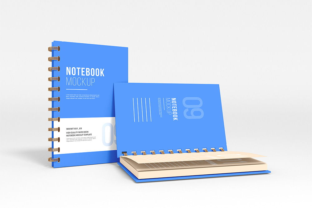 Mockup sổ tay, sổ nhật ký PSD