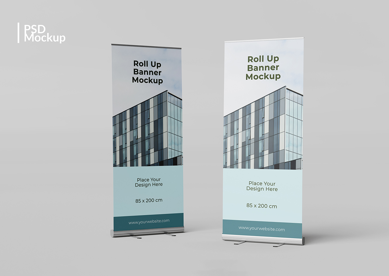 Mockup standee PSD mẫu số 44