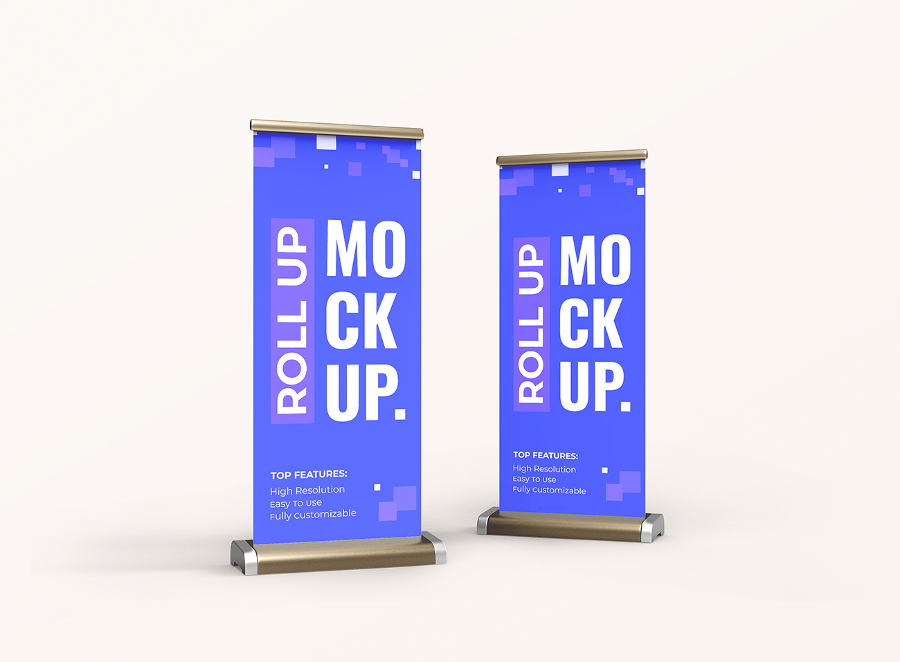 Mockup standee PSD mẫu số 85