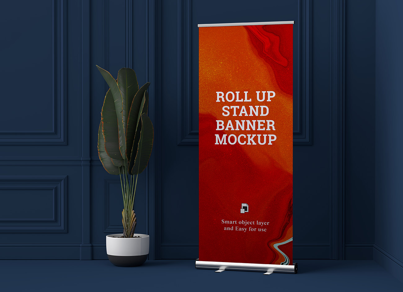 Mockup standee PSD mẫu số 91