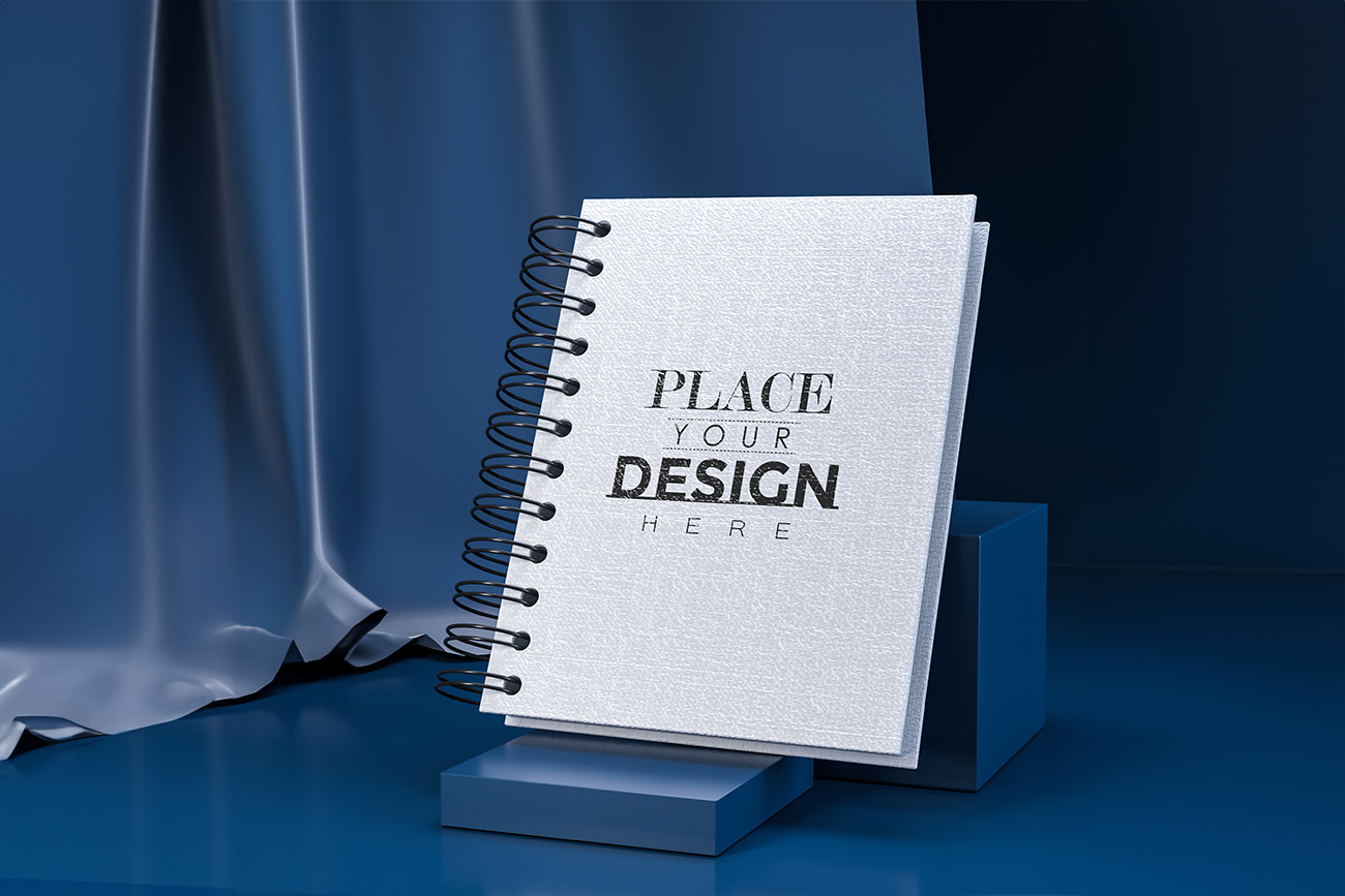 Mockup sổ tay, sổ nhật ký PSD