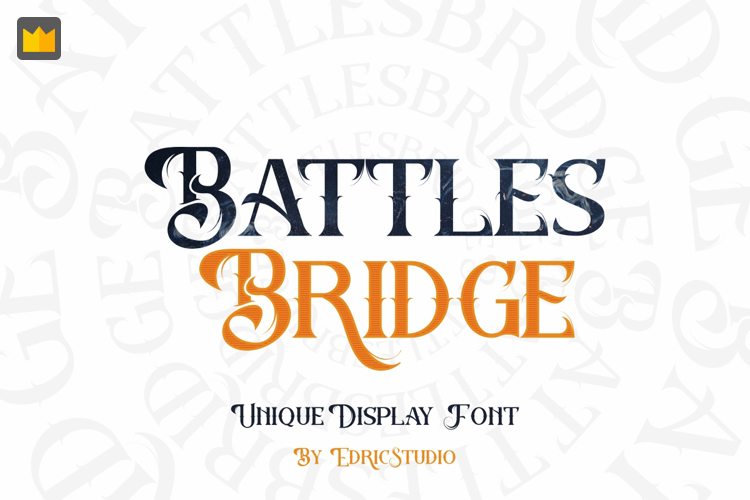 TH Battlesbridge Font chữ cổ điển, vintage, cổ đại, xưa cũ, cổ trang