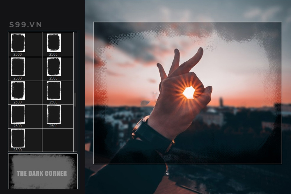 Bộ Brush  hiệu ứng khung ảnh cho photoshop
