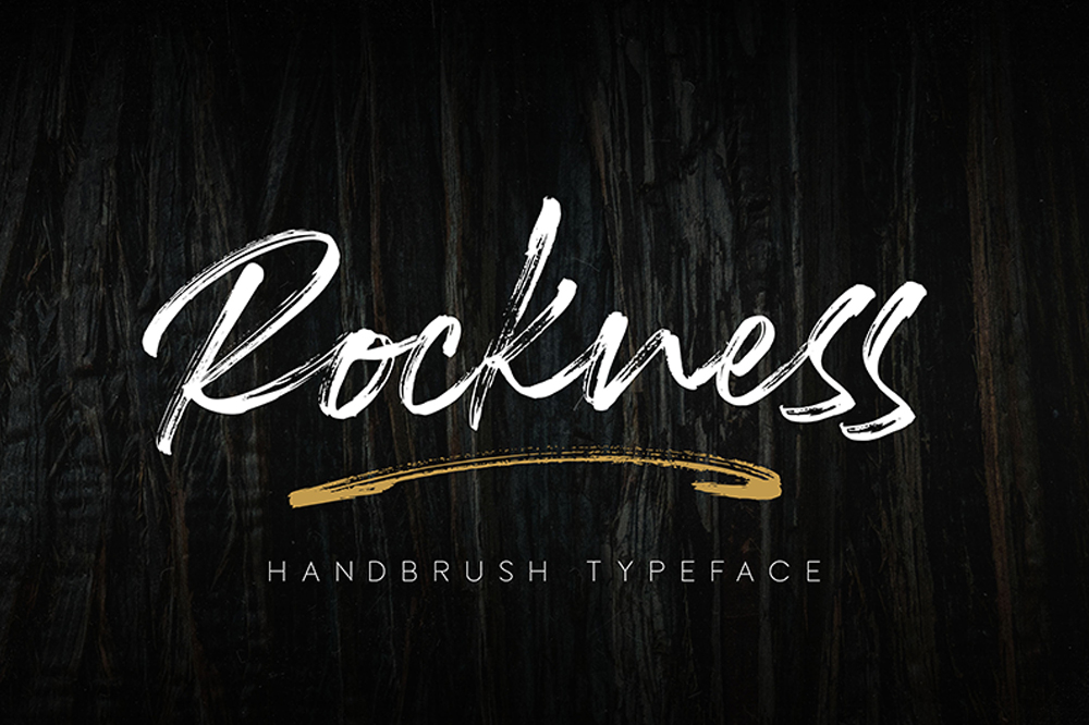 Font viết tay nghiêng mềm mại SVN-Rockness