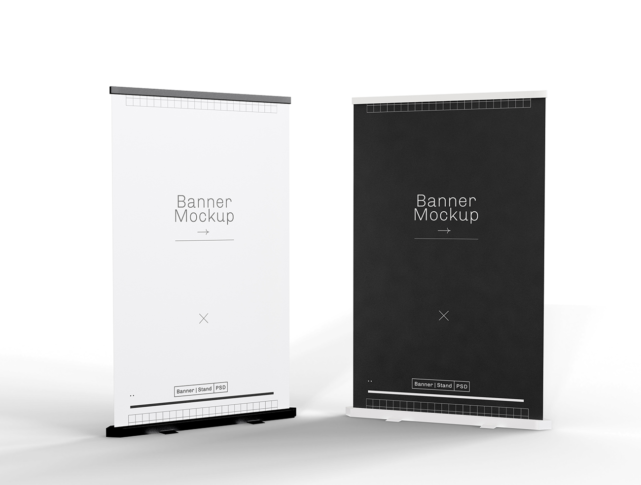 Mockup standee PSD mẫu số 12