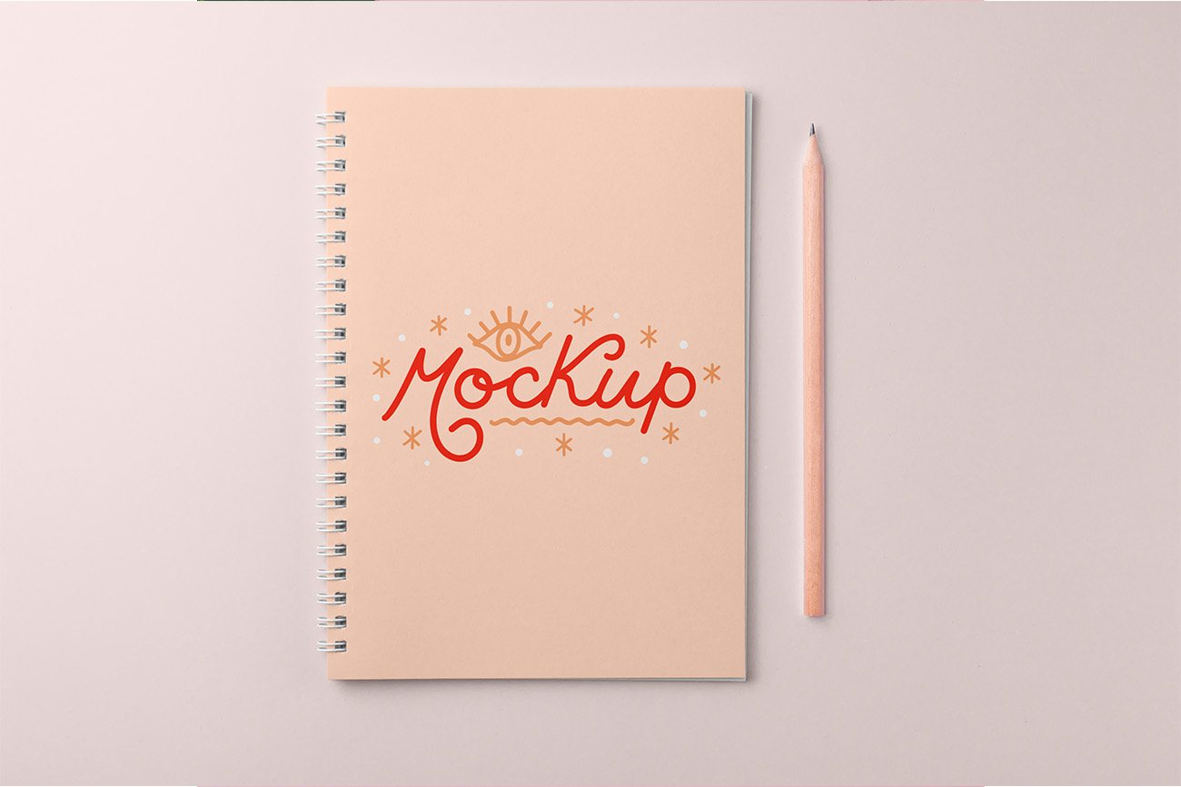 Mockup sổ tay, sổ nhật ký PSD