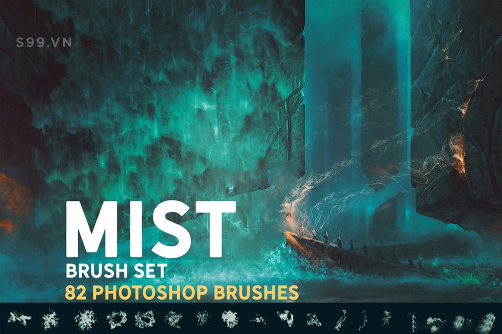 Bộ brush hiệu ứng khói độc đáo cho photoshop