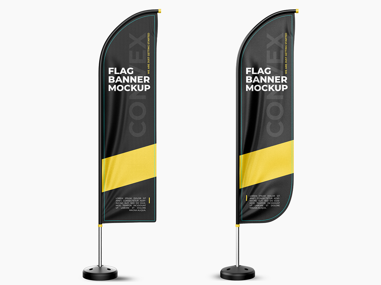 Mockup standee PSD mẫu số 65