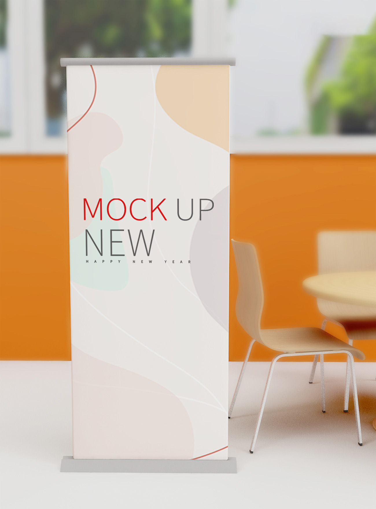 Mockup standee PSD mẫu số 38