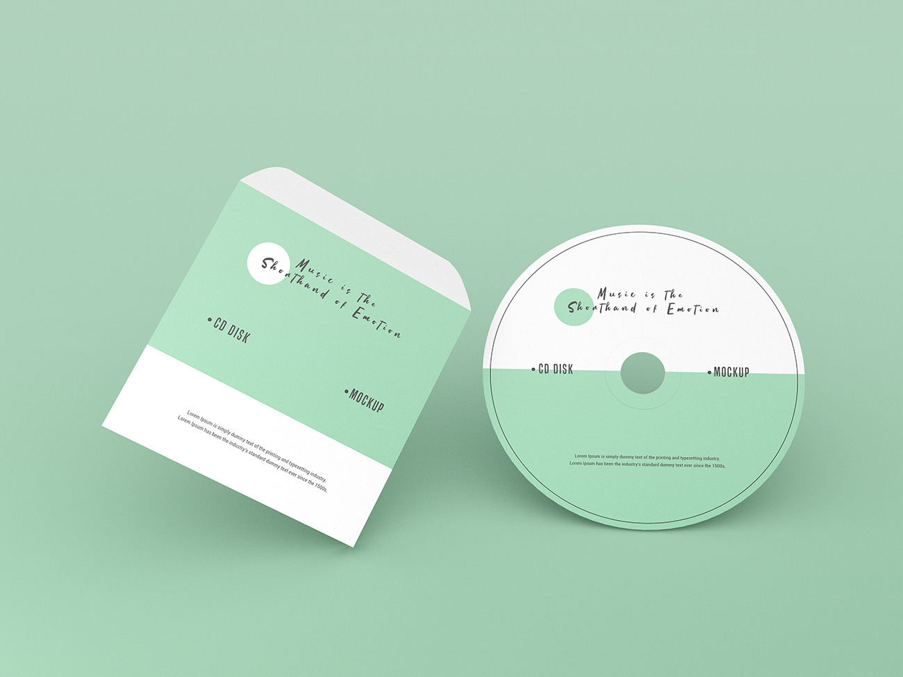 Mockup băng đĩa CD file PSD số 21