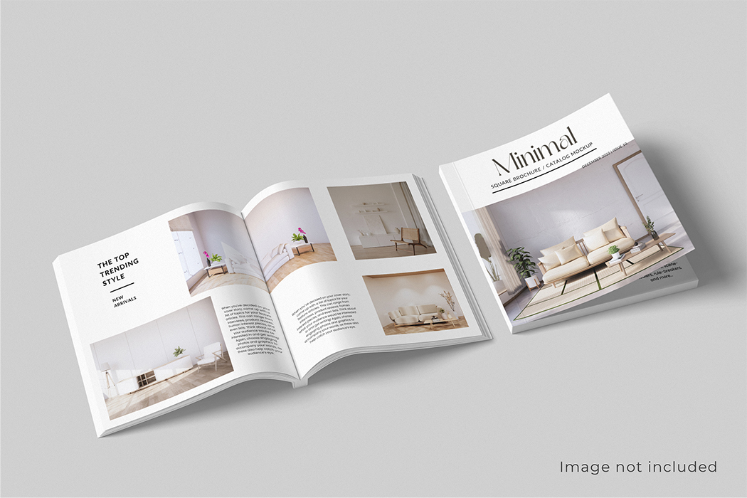 Mockup, phối cảnh catalog PSD khổ a4 mẫu mockup9