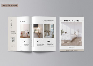 Mockup, phối cảnh catalog PSD khổ a4 mẫu 216