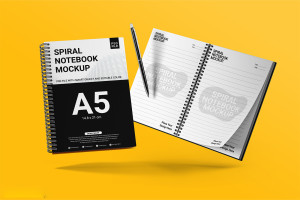 Mockup sổ tay, sổ nhật ký PSD