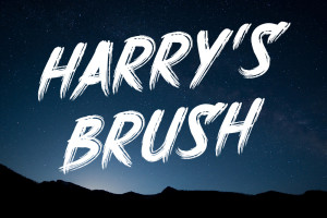 Font chữ nghiêng brush cho lĩnh vực hihop, kinh dị, bí ẩn, phim, halloween SVN-DHF Harry's Brush