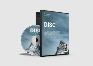 Mockup băng đĩa CD file PSD số 14