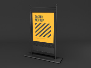 Mockup standee PSD mẫu số 73