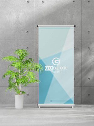 Mockup standee PSD mẫu số 11