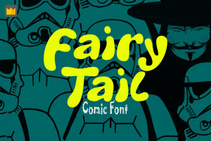 Fairy Tail Font chữ vui vẻ, dễ thương, hoạt hình cho lĩnh vực trẻ em, đồ ăn, fodd, cute