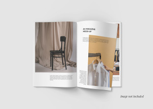 Mockup, phối cảnh catalog PSD khổ a4 mẫu 8659