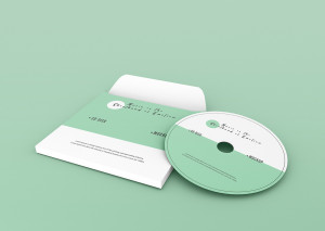 Mockup băng đĩa CD file PSD số 19