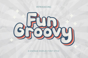 Fun Groovy Font chữ vui vẻ, dễ thương, hoạt hình cho lĩnh vực trẻ em, đồ ăn, fodd, cute