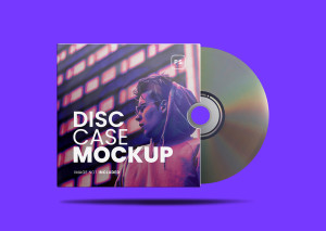 Mockup băng đĩa CD file PSD số 45