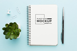 Mockup sổ tay, sổ nhật ký PSD