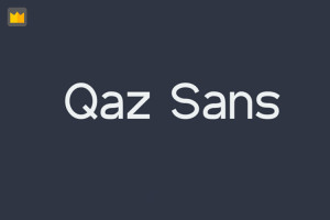 Qaz Font chữ thanh lịch, hiện đại, sang trọng dùng cho thiết kế thiệp cưới, thời trang, tạp chí, nước hoa