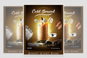 Mẫu banner thiết kế quảng cáo coffee đăng lên các trang mạng xã hội