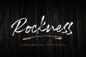 Font viết tay nghiêng mềm mại SVN-Rockness