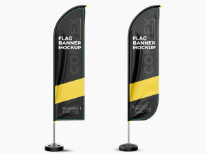 Mockup standee PSD mẫu số 65