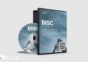 Mockup thiết kế bìa đĩa CD PSD