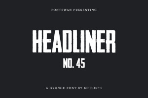 Font chữ hiện đại cứng cáp cho lĩnh vực thể thao điện tử, game online  SVN-Headliner No 45