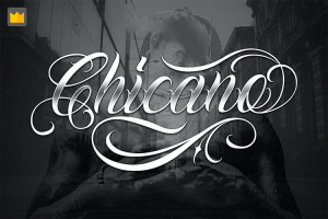 Chicanos Font chữ viết tay, chữ ký mềm mại cho thiệp cưới, đám cưới